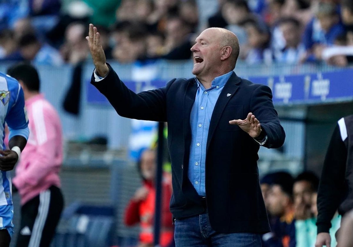 Pepe Mel, en su etapa como entrenador del Málaga.