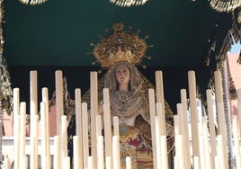 La Dolorosa de la Hermandad de Humildad y Paciencia procesionará bajo palio.