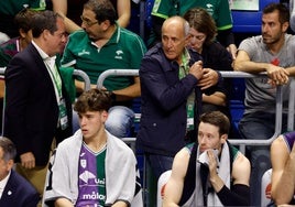 José Nogales, en un partido del Unicaja.