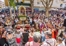 Edición anterior de la romería torremolinense.