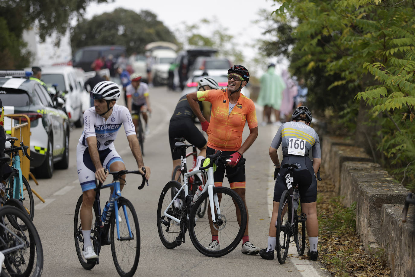 Casi 500 ciclistas participan en la Subida a la Fuente de la Reina