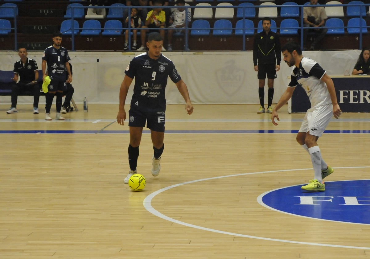 Yunii, del Ciudad Redonda, en el partido frente al O Parrulo Ferrol.