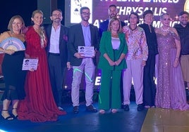 Los premiados por la Fundación Manolita Chen en la gala en Hotel Ritual de Torremolinos.