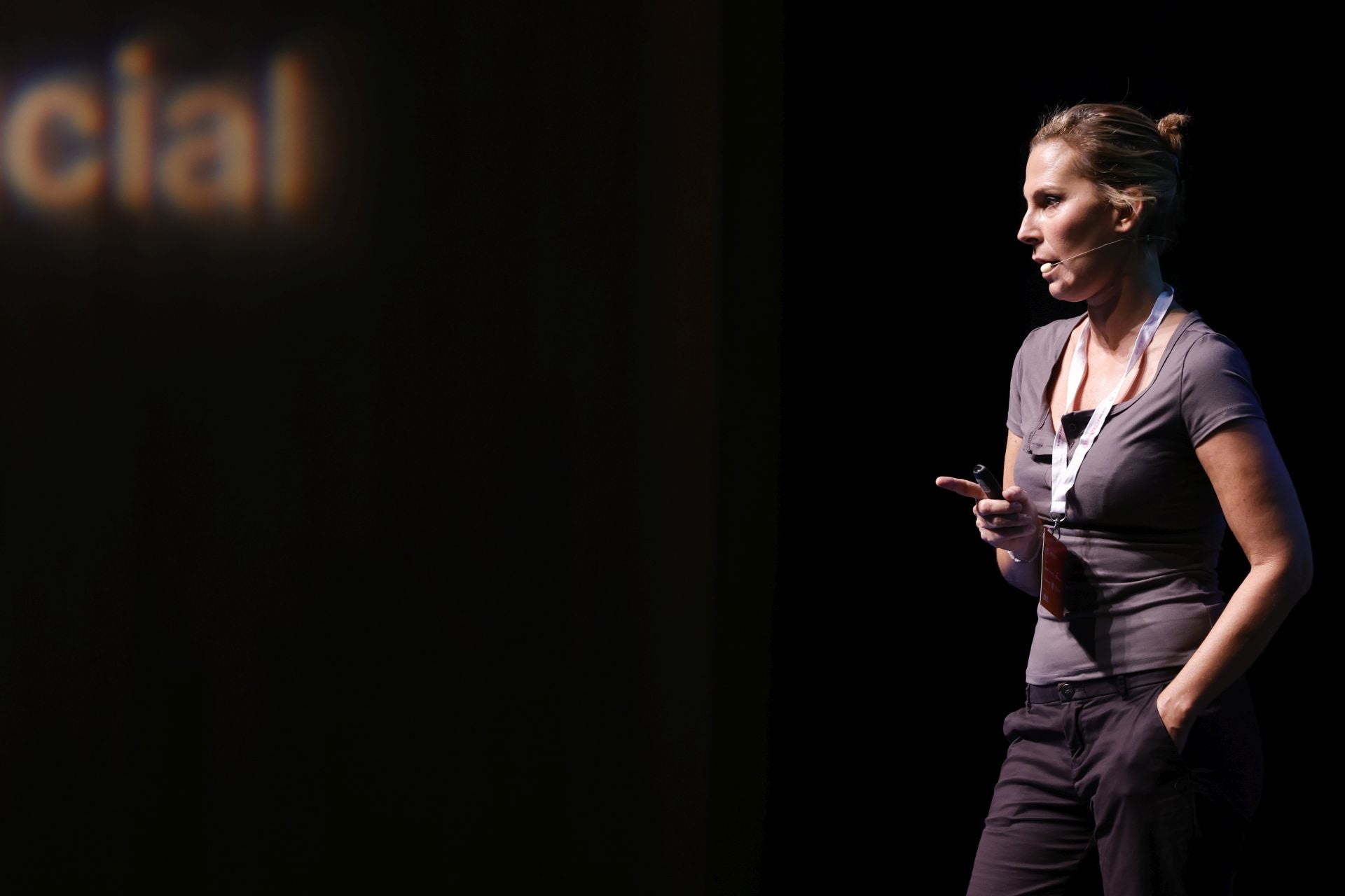 Lali Soler, directora de la Unidad de Big Data Data Science de Eurecat, durante la charla 'Inteligencia artificial: luces y sombras'