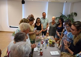 Participantes en el taller sobre alimentación saludable.