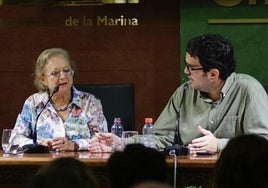 La fotógrafa Cristina García Rodero, en el Aula de Cultura de SUR