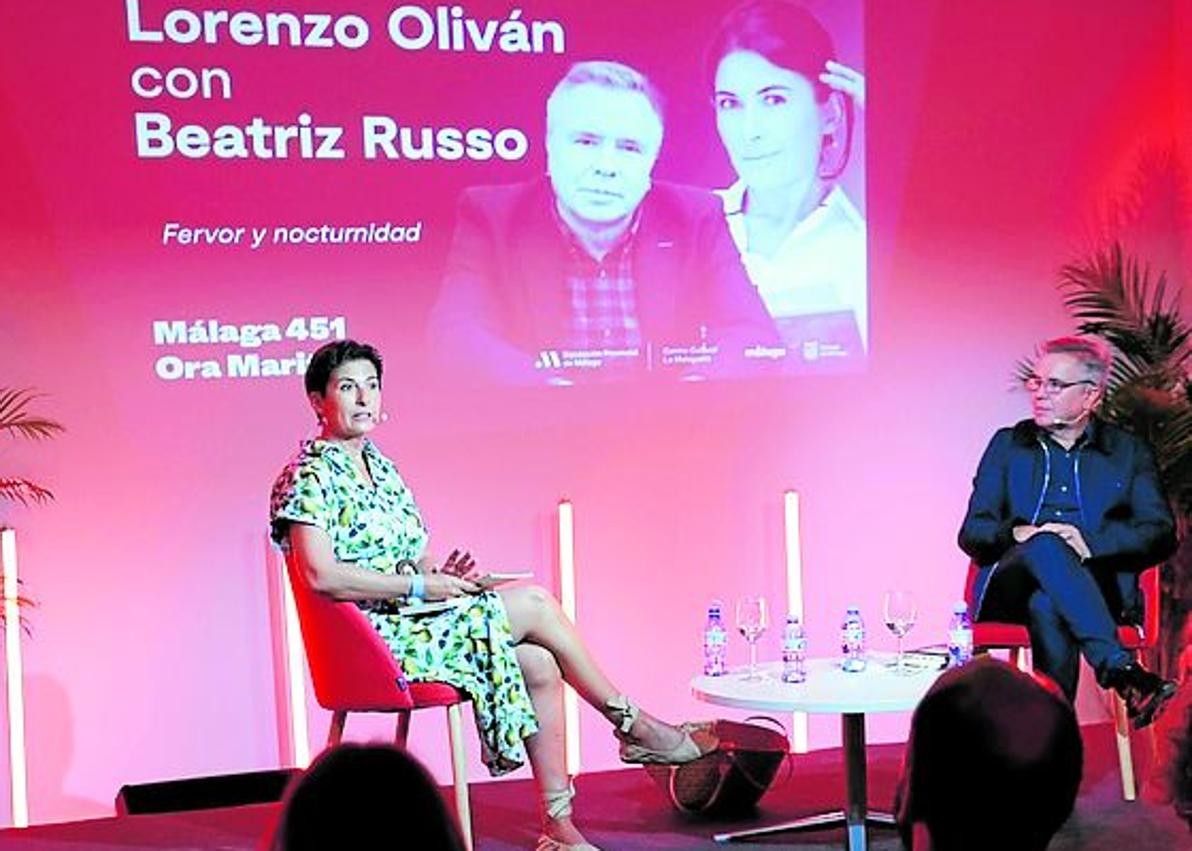 Imagen secundaria 1 - El periodista y escritor David Trueba charla de cine, literatura y la vida junto a Luis Alegre. . Lorenzo Oliván y Beatriz Russo. Cristina García Rodero, con Salado y López Mestanza.