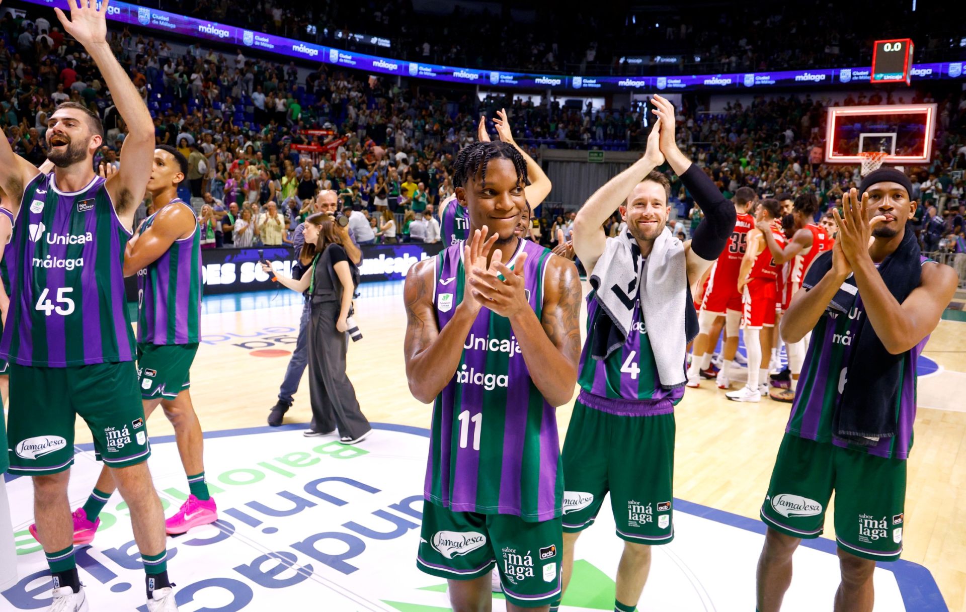 El Unicaja - Básquet Girona, en imágenes