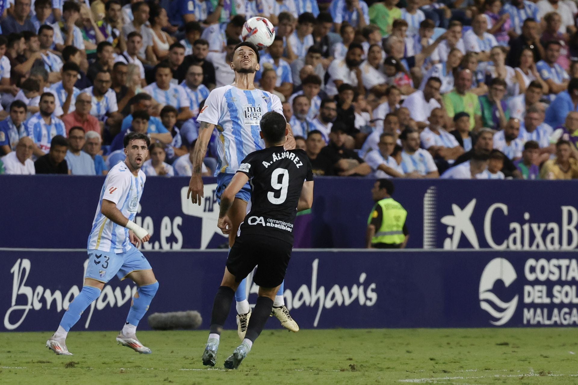 El Málaga- Elche, en imágenes