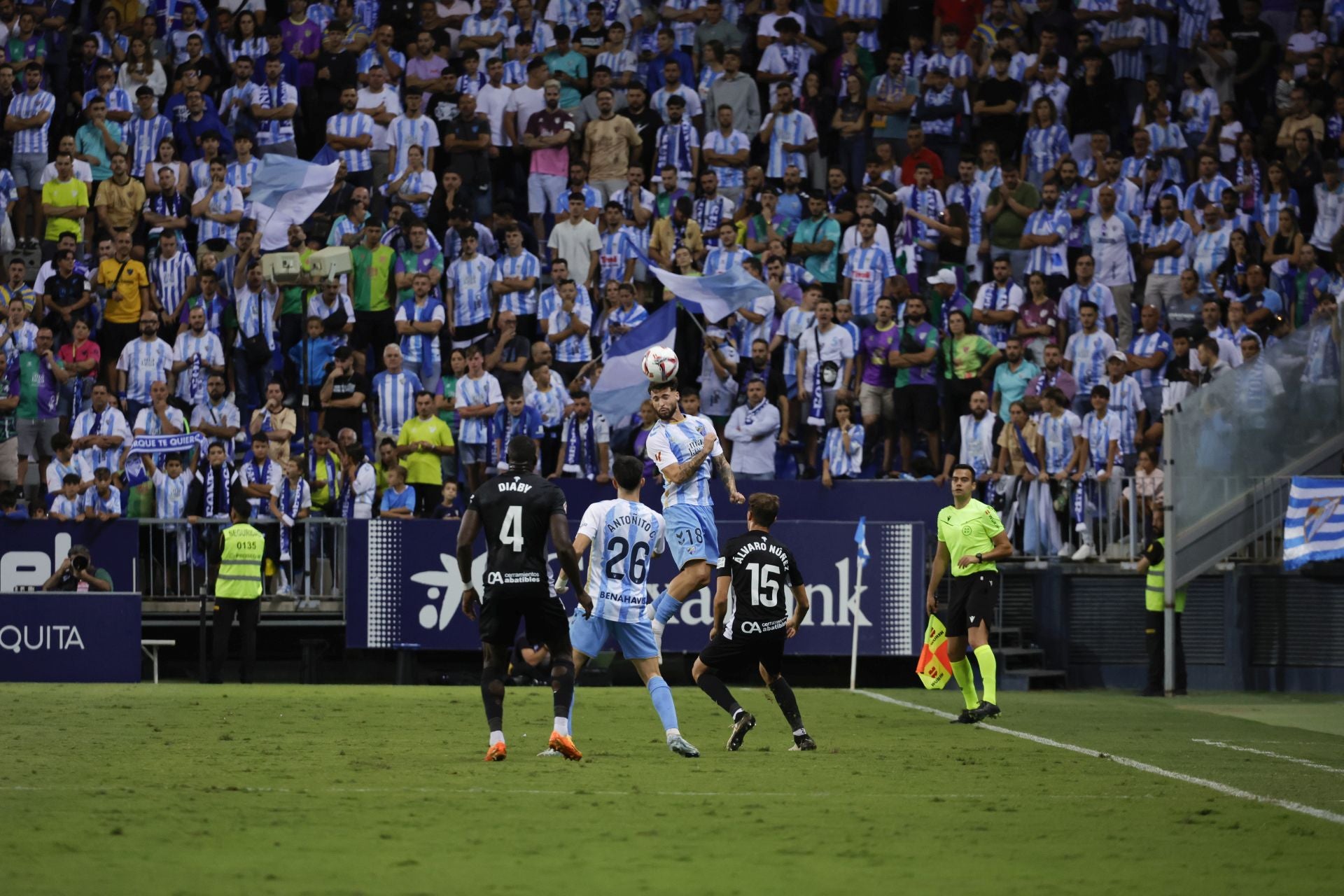 El Málaga- Elche, en imágenes