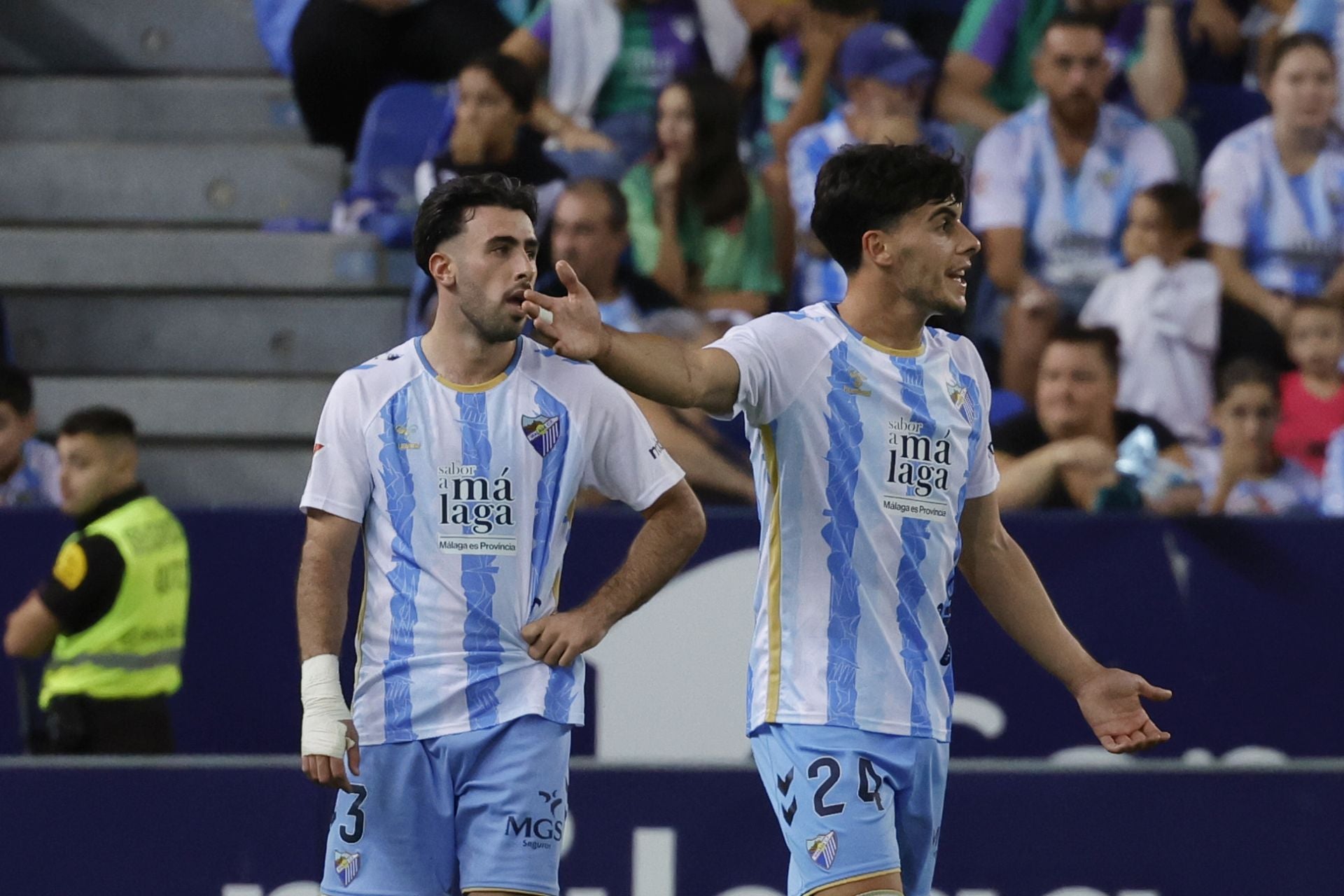 El Málaga- Elche, en imágenes