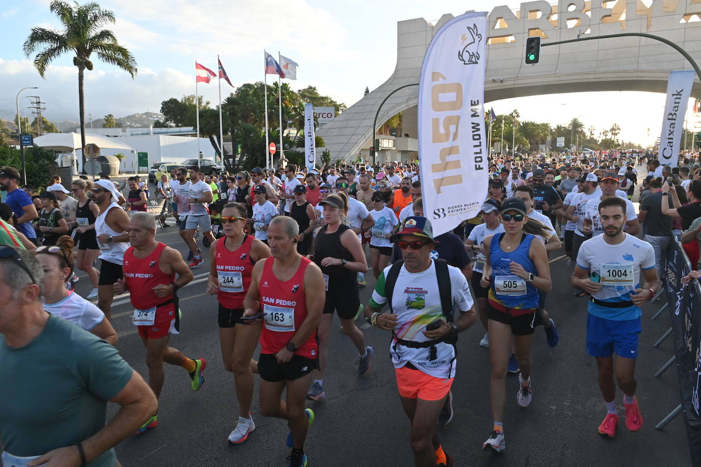 La Media Maratón 2024 de Marbella, en imágenes