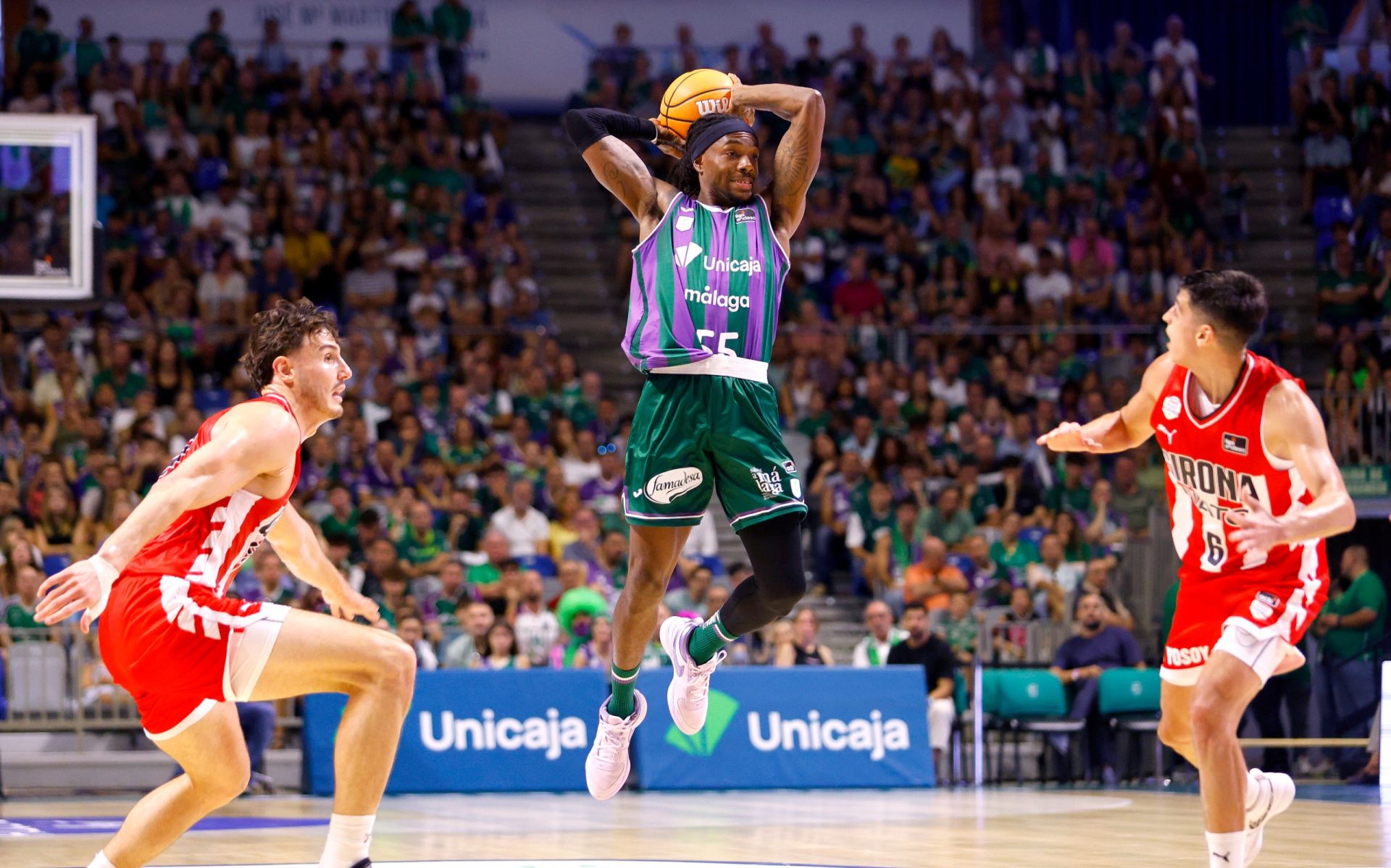 El Unicaja - Básquet Girona, en imágenes