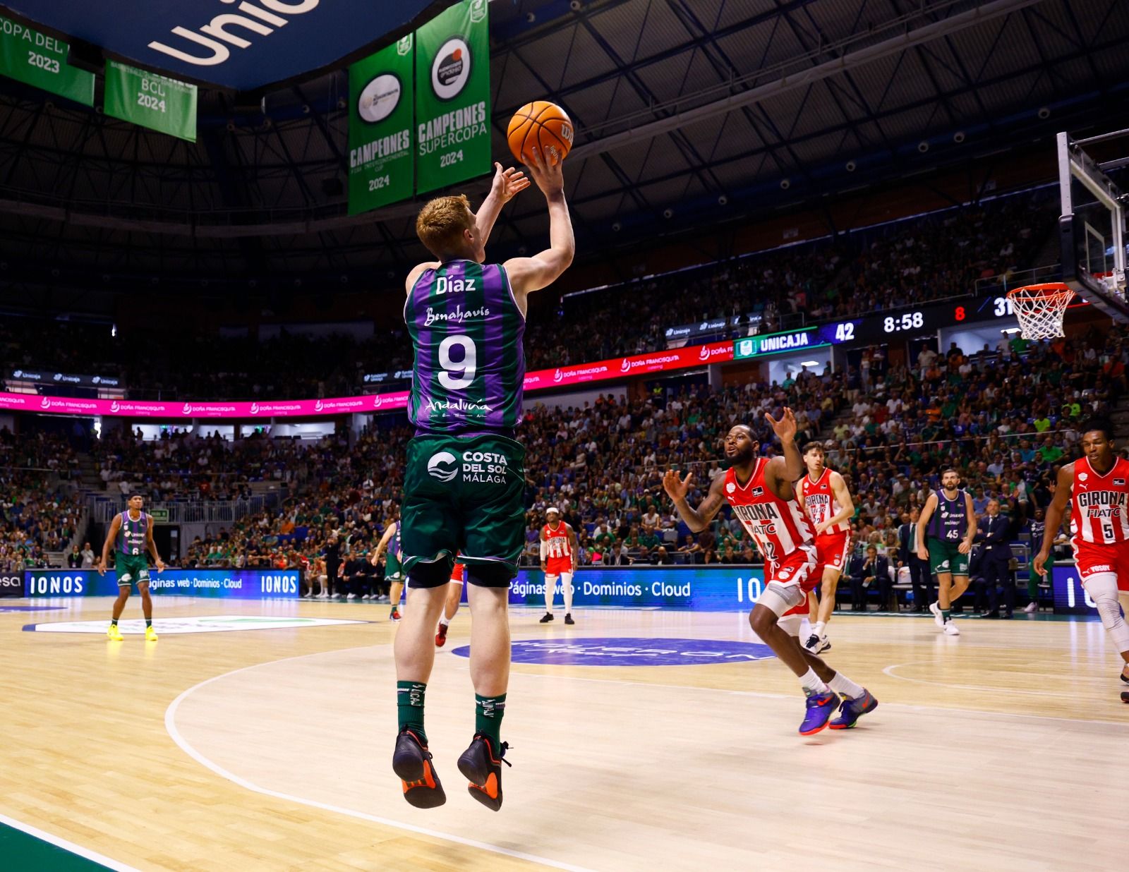 El Unicaja - Básquet Girona, en imágenes