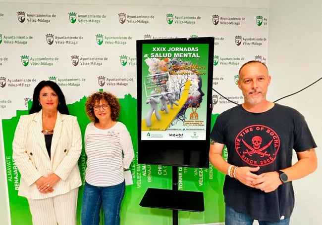 Acto de presentación de las jornadas sobre salud mental en Vélez-Málaga.