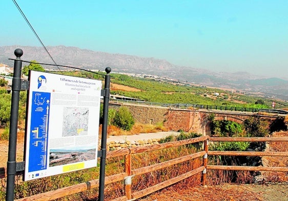 Enclave para observar el puente del Horcajo, el mejor conservado del Camino Real.