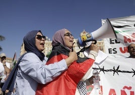 Más de mil personas salen a la calle en Málaga para pedir la paz en Palestina