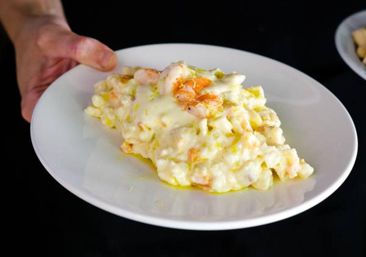 Ensaladilla rusa que se sirve en el bar Cotxino.