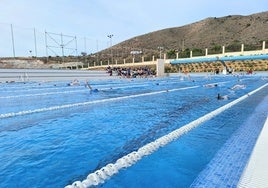 El complejo municipal de piscinas.