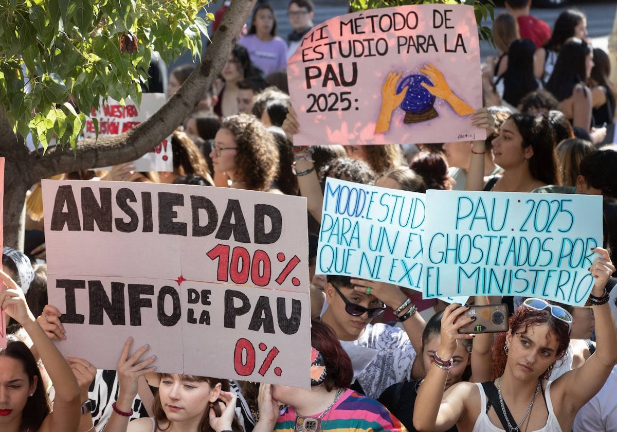 Protestas del pasado viernes en Murcia.