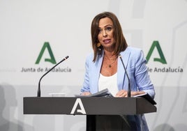 La consejera de Fomento de la Junta de Andalucía, Rocío Díaz.