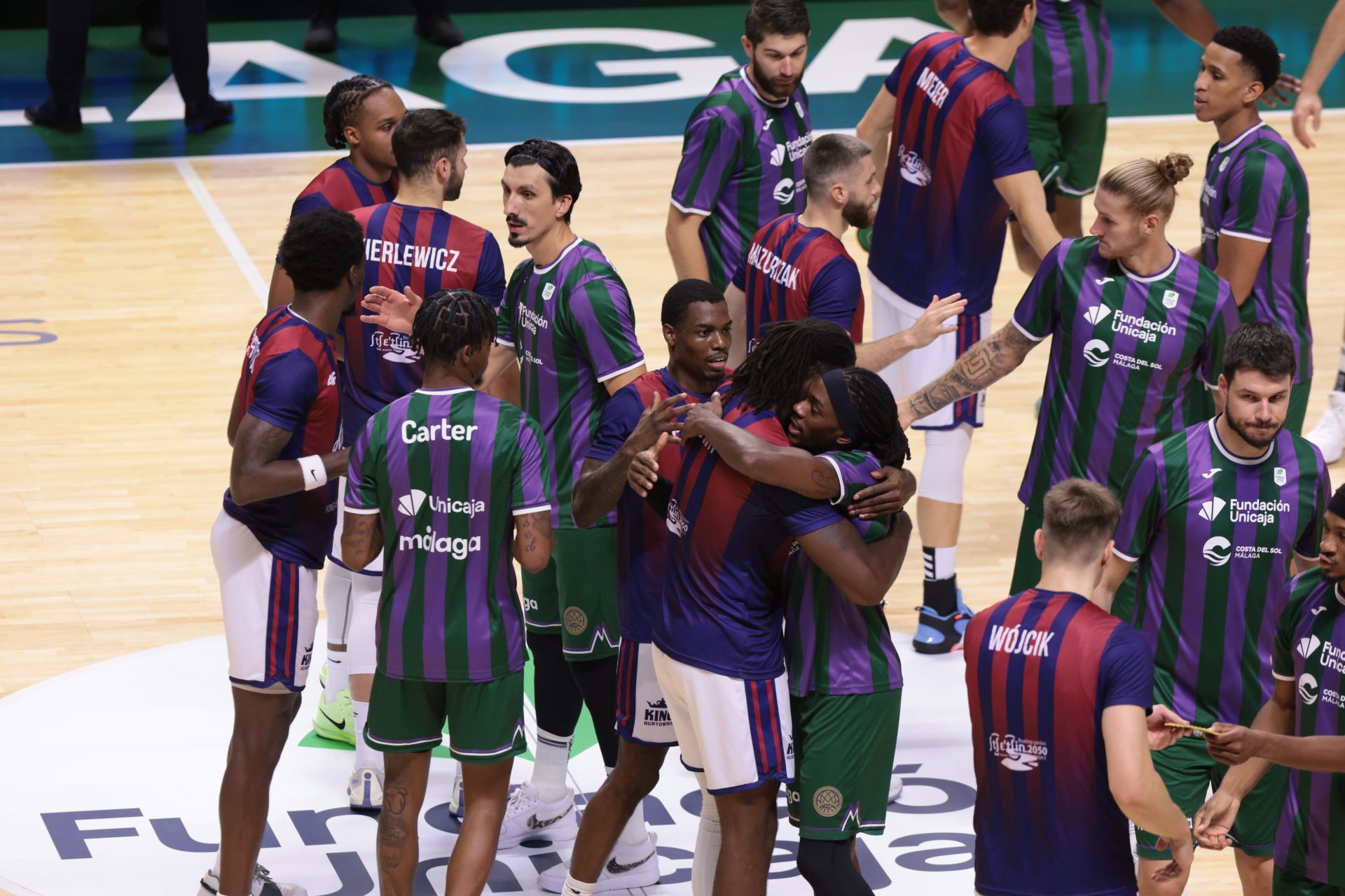 Las mejores imágenes del Unicaja-King Szczecin