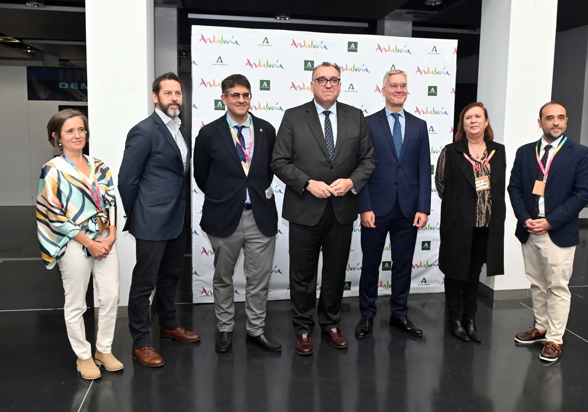 El consejero de Turismo, Arturo Bernal, ayer en Andalucía Lab en Marbella.