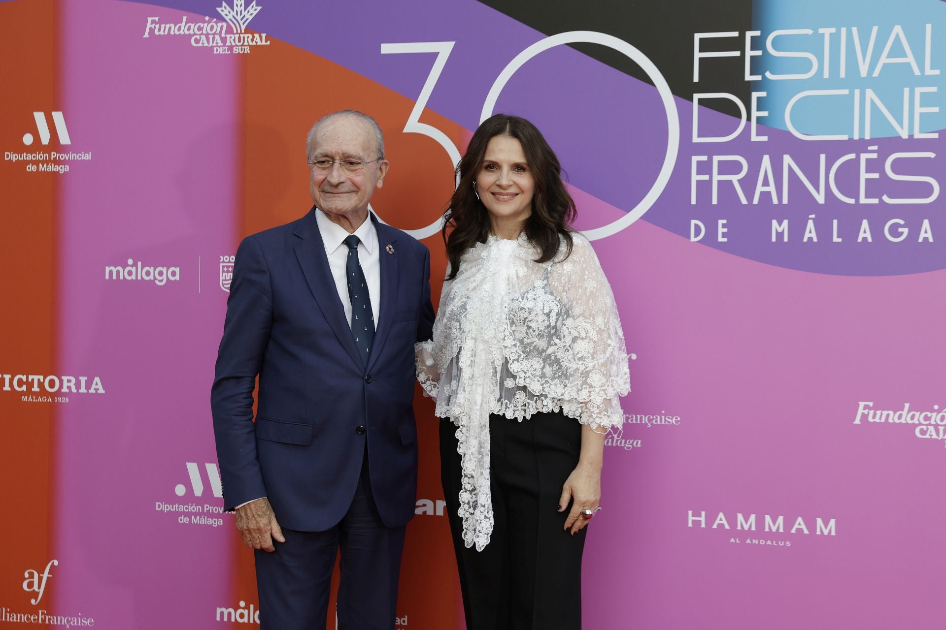 Juliette Binoche recibe el Premio Honorífico del Festival de Cine Francés en Málaga