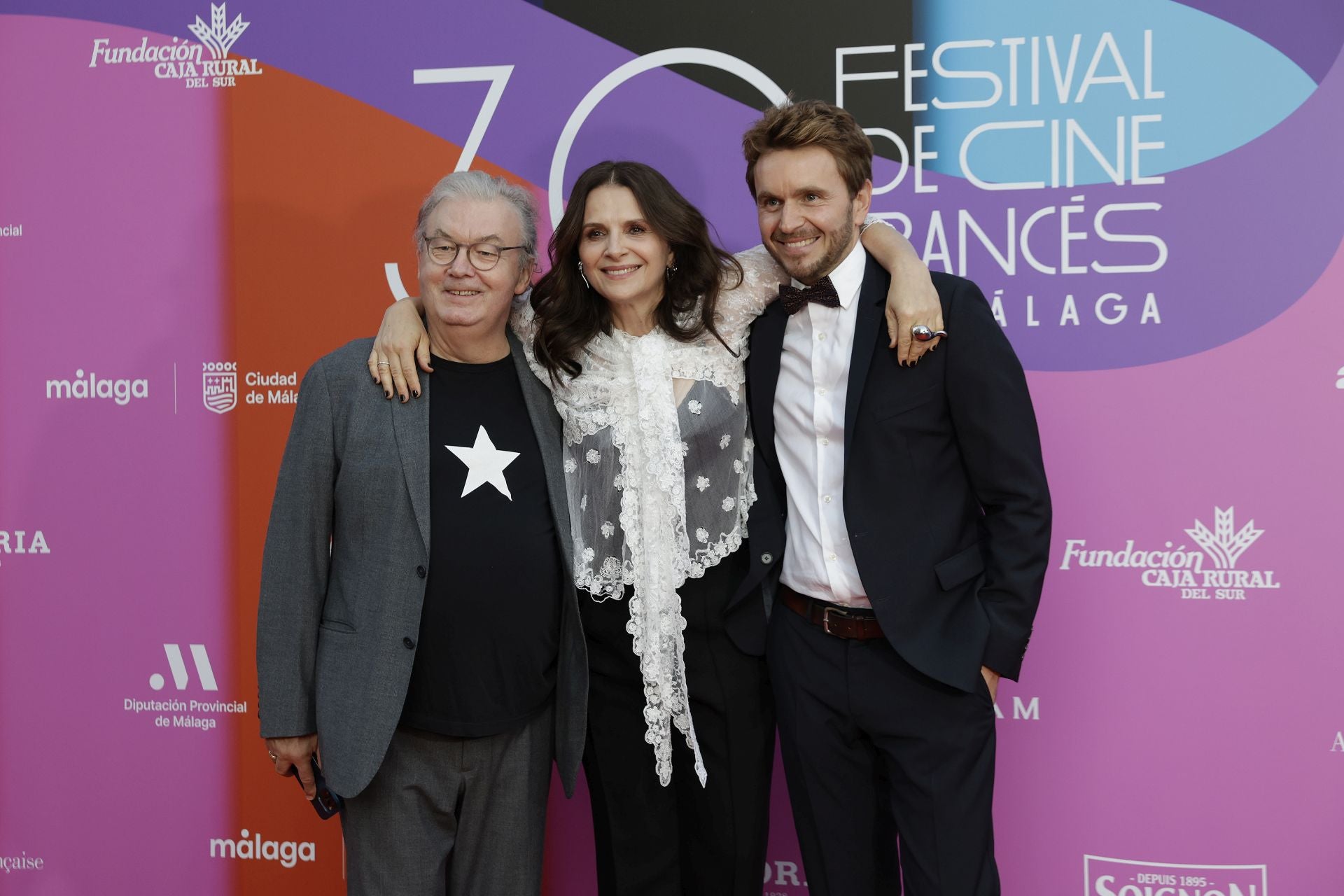 Juliette Binoche recibe el Premio Honorífico del Festival de Cine Francés en Málaga