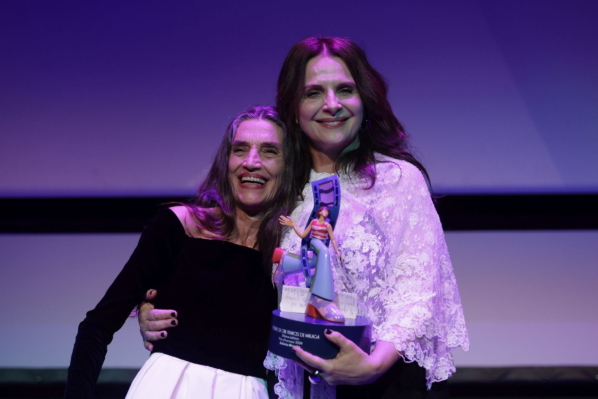 Juliette Binoche recibe el Premio Honorífico del Festival de Cine Francés en Málaga