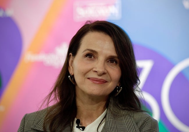 Juliette Binoche contempla su profesión desde el compromiso con el espectador.