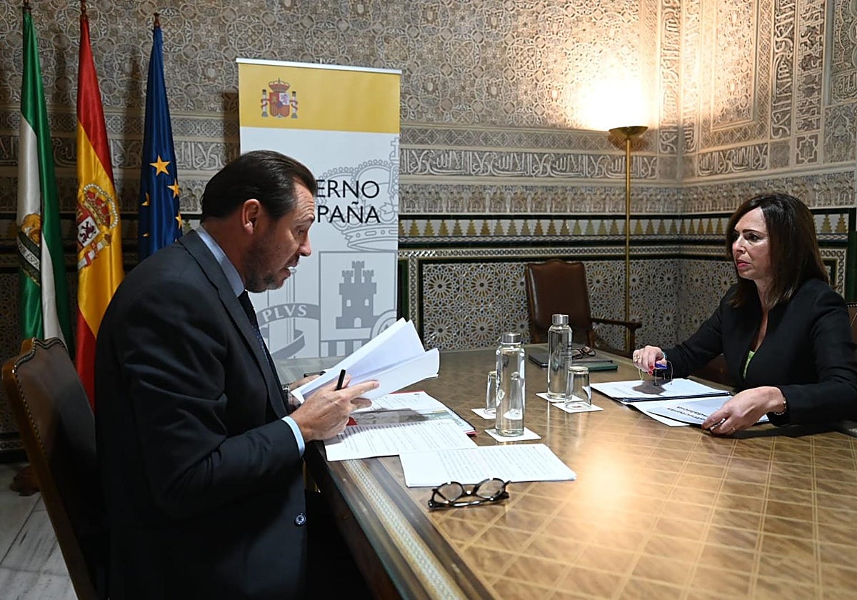 Un momento de la reunión.