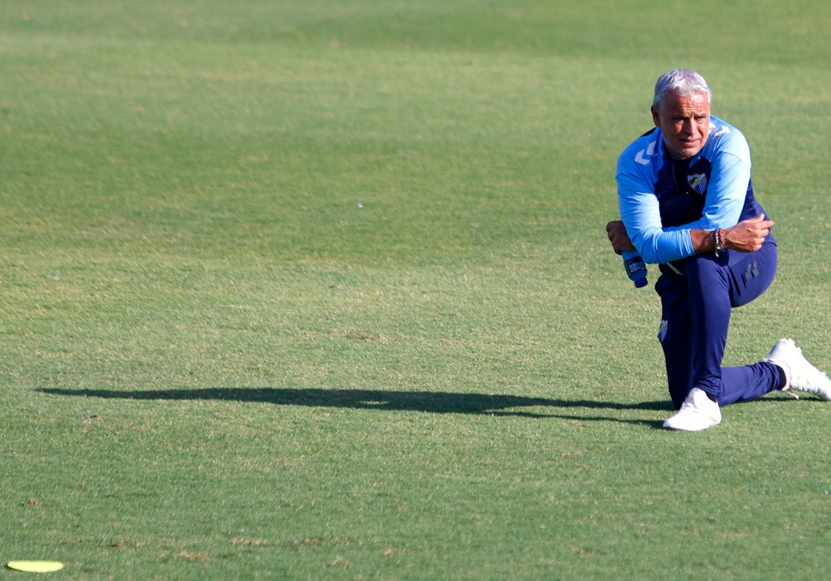 Sergio Pellicer, en un entrenamiento reciente en La Academia.