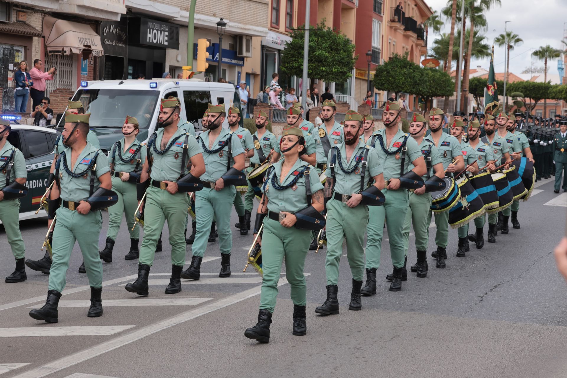 Festividad de la patrona de la Guardia Civil en Alhaurín de la Torre