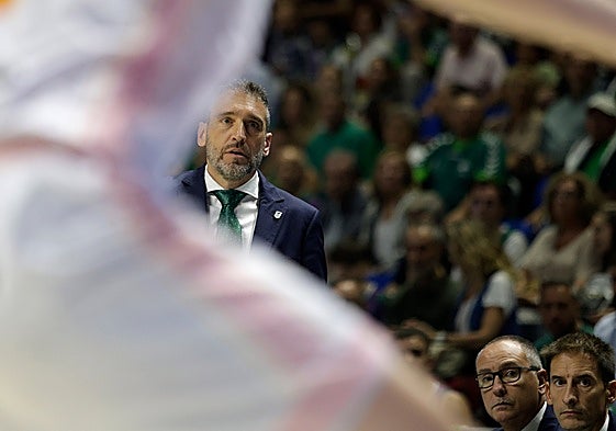 Ibon Navarro, este sábado en el Carpena.