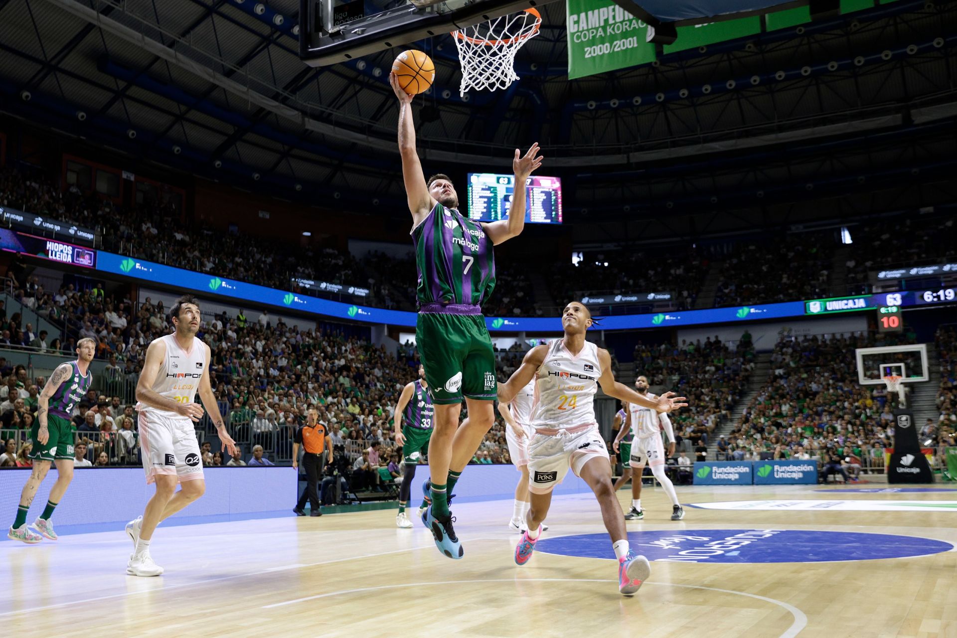 Las mejores imágenes del Unicaja-Hiopos Lleida