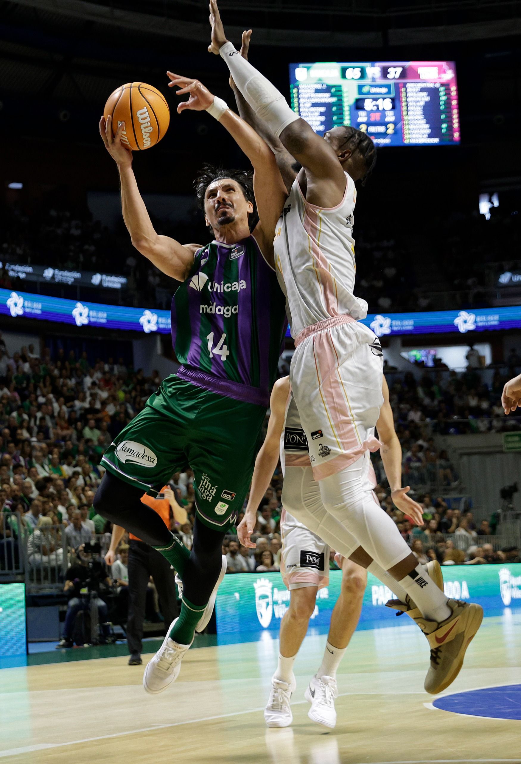 Las mejores imágenes del Unicaja-Hiopos Lleida