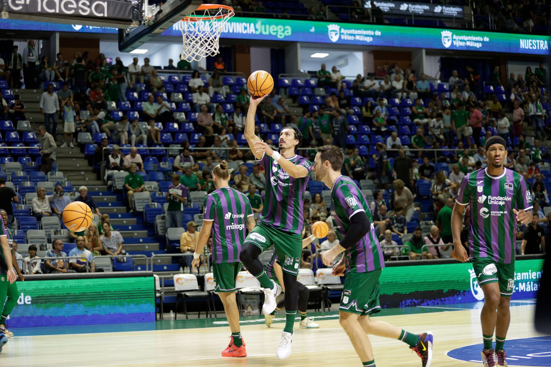 Las mejores imágenes del Unicaja-Hiopos Lleida
