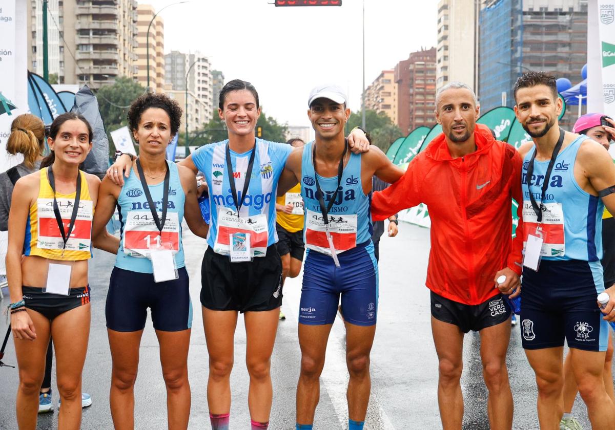 Lansi y Machrouh revalidan sus coronas en una Carrera Urbana Ciudad de Málaga pasada por agua