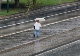 Las primeras lluvias de otoño se están dejando sentir en toda la provincia, aunque de forma diferente.