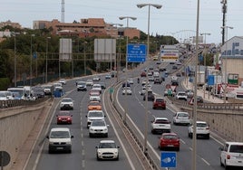 Tráfico en Málaga.