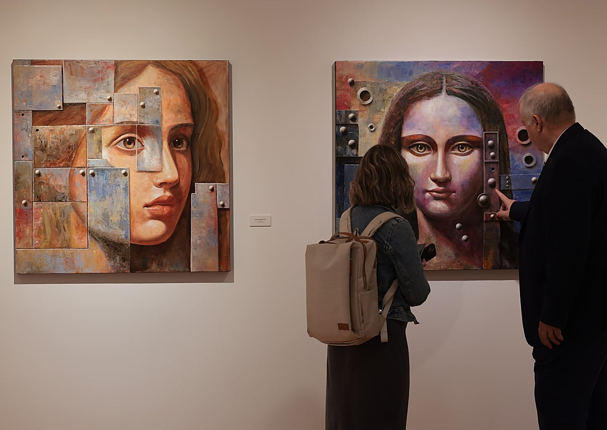 Imagen secundaria 1 - El pintor que mira a los ojos de la IA