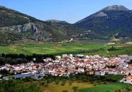 Vista panorámica del casco urbano de Alfarnate, en una imagen de archivo.