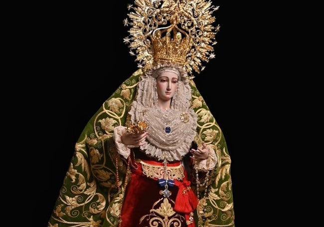 Aspecto actual de la Virgen de Gracia y Esperanza.