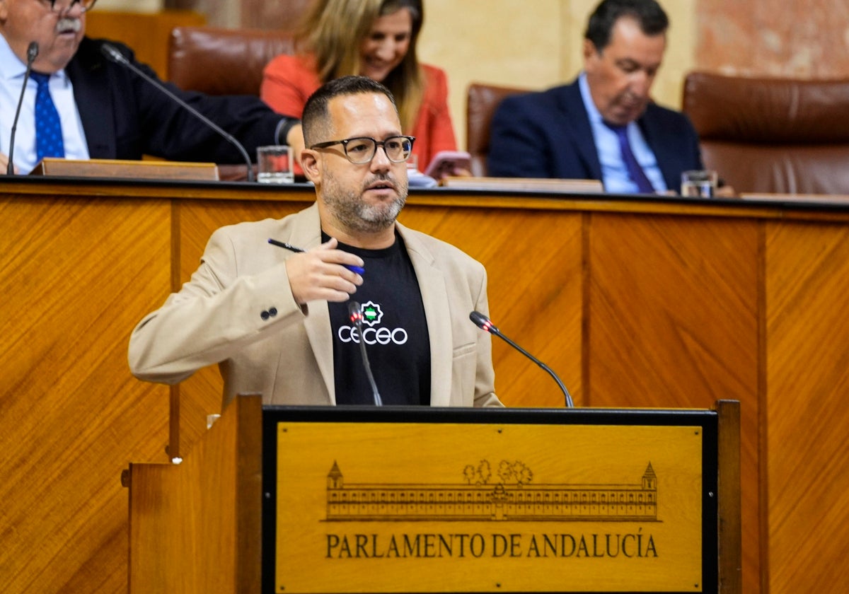 José Ignacio García, portavoz de Adelante Andalucía y promotor de la iniciativa.