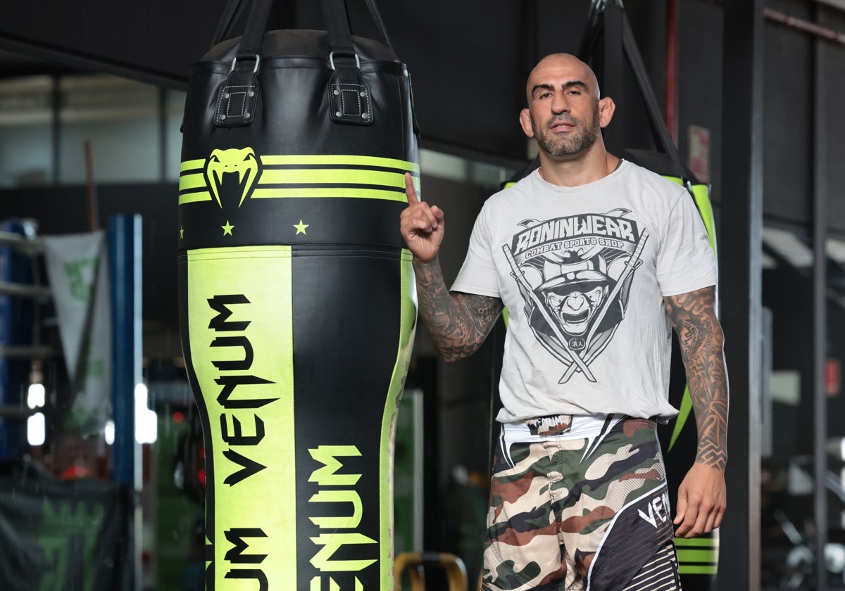 Daniel 'Jacaré' Toledo, en uno de sus entrenamientos para preparar su pelea de 'bare knuckle'.