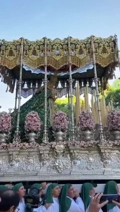 La Virgen de Gracia y Esperanza, por el Centro de Málaga