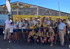 El Real Club Mediterráneo domina en la primera regata de la Liga Andaluza de remo en banco fijo