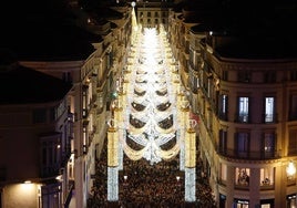 La calle Larios repetirá el alumbrado del año pasado.