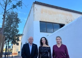 Francisco Cañestro, Fátima Fernández e Isabel Aguilera, por la izquierda.